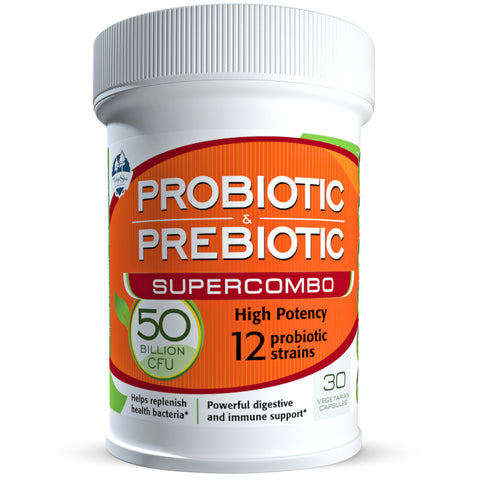 Probiotic & Prebiotic SUPERCOMBO, 50 billion CFU